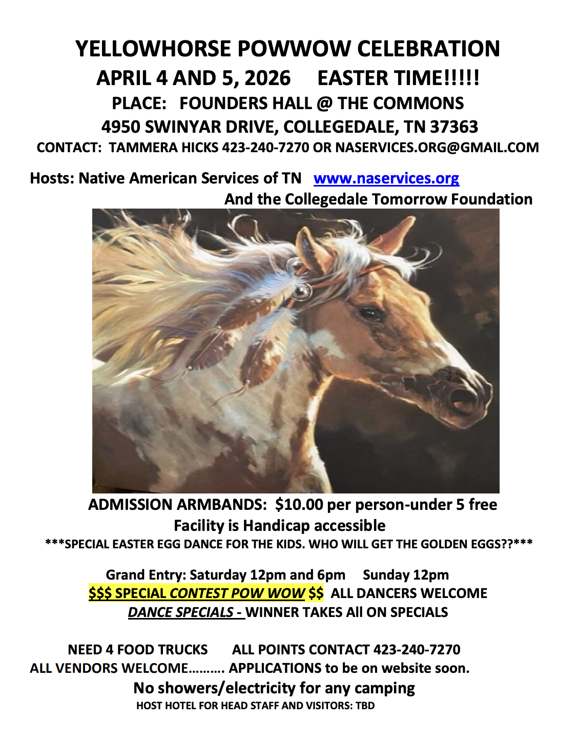 Yellowhorse Pow Wow Celebration 2026